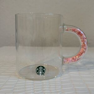 Starbucks valentines glass cup